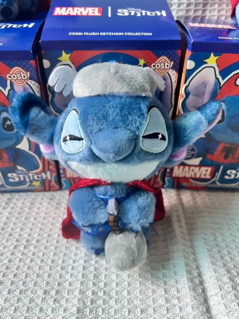 2025 Hot Toy Stitch Cosbi Pluszowy Brelok Kolekcjonerski Blind Box Thor Iron Man Spider-Man Figurki Zabawki Prezent Niespodzianka dla Dzieci na Boże Narodzenie