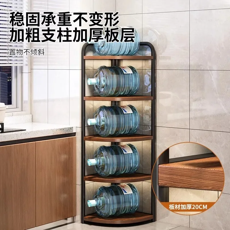 رف زاوية للخزانة الزاوية مدمج على جدار غرفة المعيشة وخزانة المطبخ المثلثة وغرفة النوم