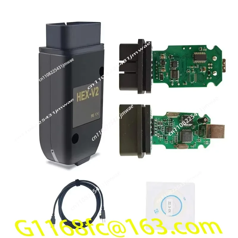 USB Interface Hexadecimal V2 VCDS 24.7 ATMEGA162 5054 Automotive Inspection Tool