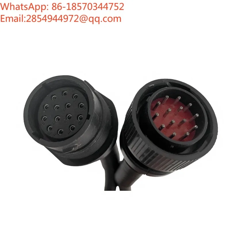 Marine Extension Harness Assembly Male and Female Plug 892451T Suitable for Outboard Machine 14PIN