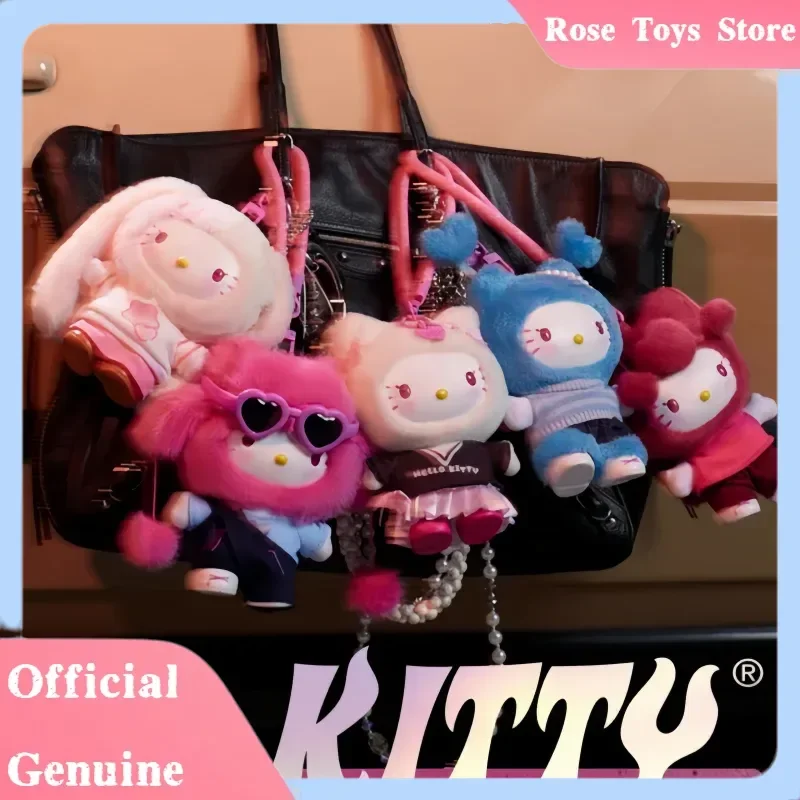 

Новый оригинальный персонаж Sanrio Hello Kitty Popstar Series слепая коробка милая виниловая кукла сумка кулон декор Sanrio Mystery Box игрушка в подарок