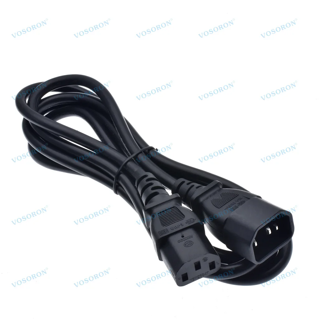 IEC C14 to C13 UPS PDU Power Cord 0.3m 0.6m 1m 2m IEC C13 C14 Power Supply Cable For PC Computer Monitor PDU DMX DJ Stage Light
