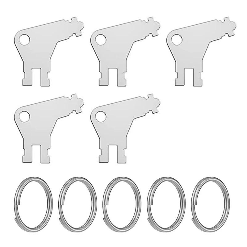 便利なトイレットペーパーディスペンサーキーユニバーサルペーパータオルディスペンサーキープラグ交換用ディスペンサーキー持ち運びが簡単 M4YD