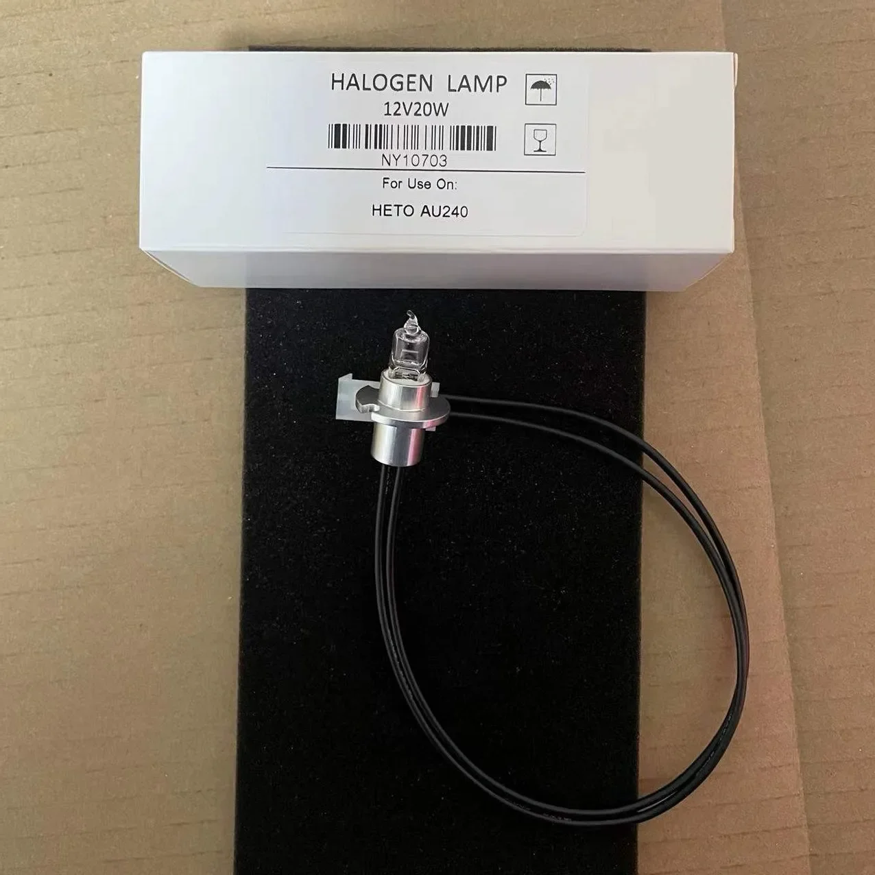 lampada do halogenio para o analisador bioquimico heto au240 12v 20w 01