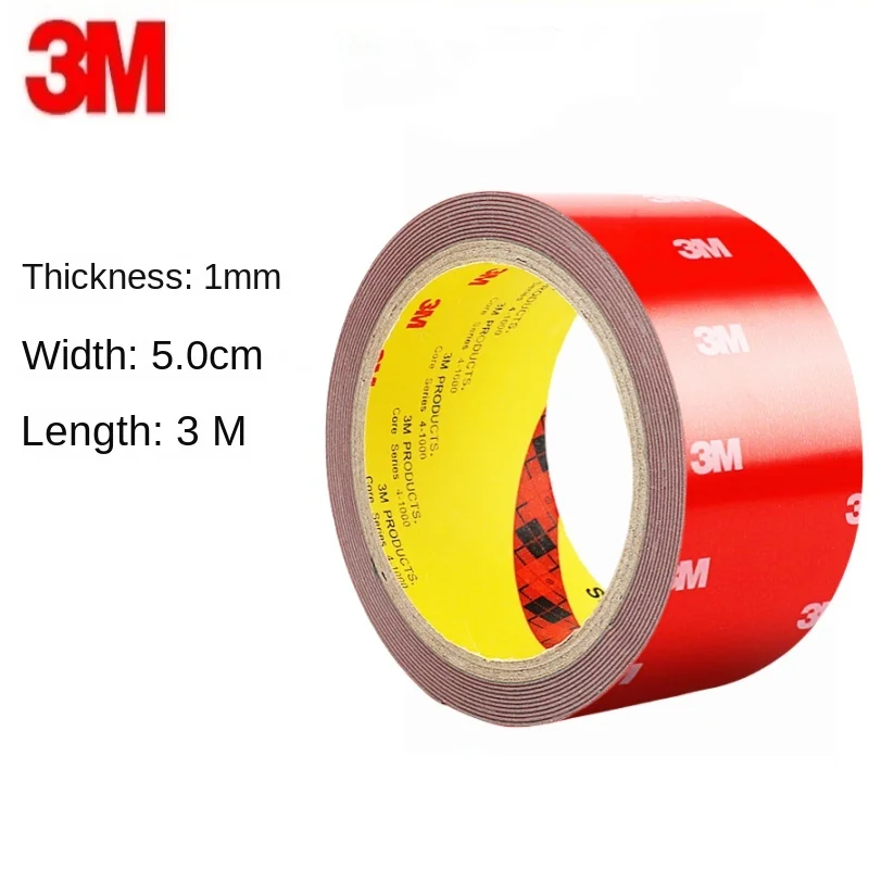 3M VHB Starker doppelseitiger Klebstoff 3M 4229P 5–50 mm wasserdichtes, spurloses Schaumstoff-Klebeband für Auto, Zuhause, Innenbereich, hohe Temperatur