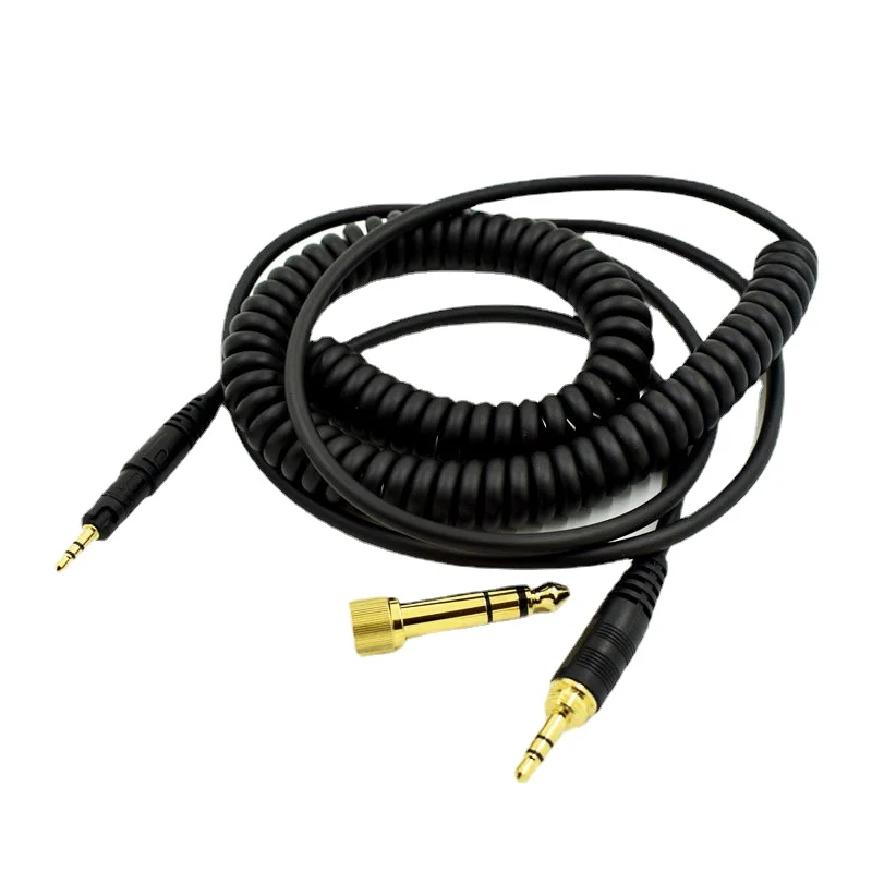 Replacement Cable 3m original  For Audio-Technica ATH-M50x ATH-M40x ATH-M70x Headphone Upgraded Spring line 3.5mm to 2.5mm cable