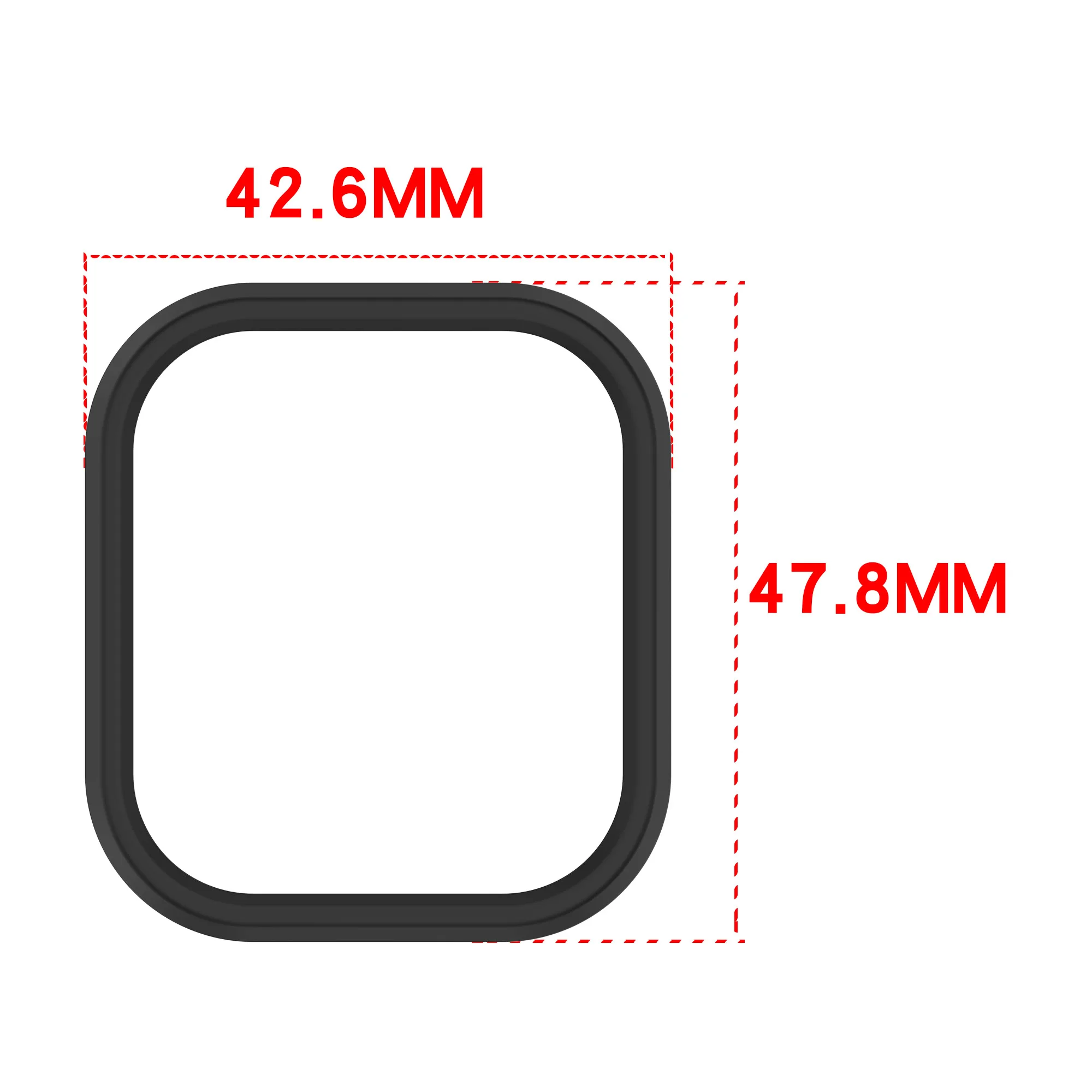 Bumper Case For Redmi Watch 6 Active Hard PC Frame Protective Cover No Screen Tempered Glass Shockproof Watch Shell