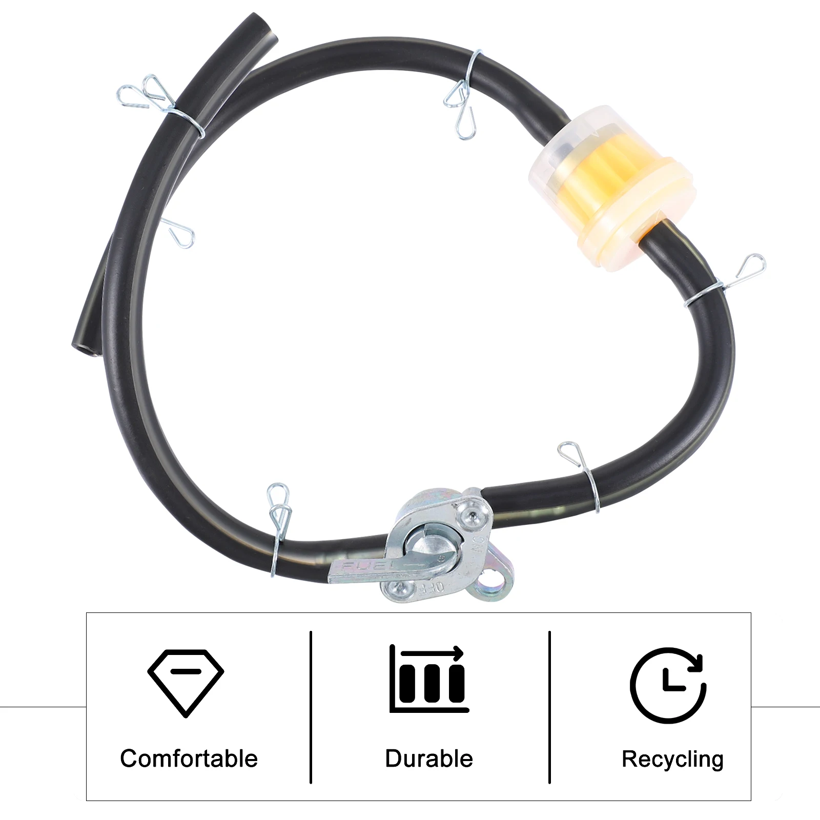 

Efficient Water Impurities Separation Motorcycle Petrol with Filter for Scooter Atv Dirt Bike Accessories
