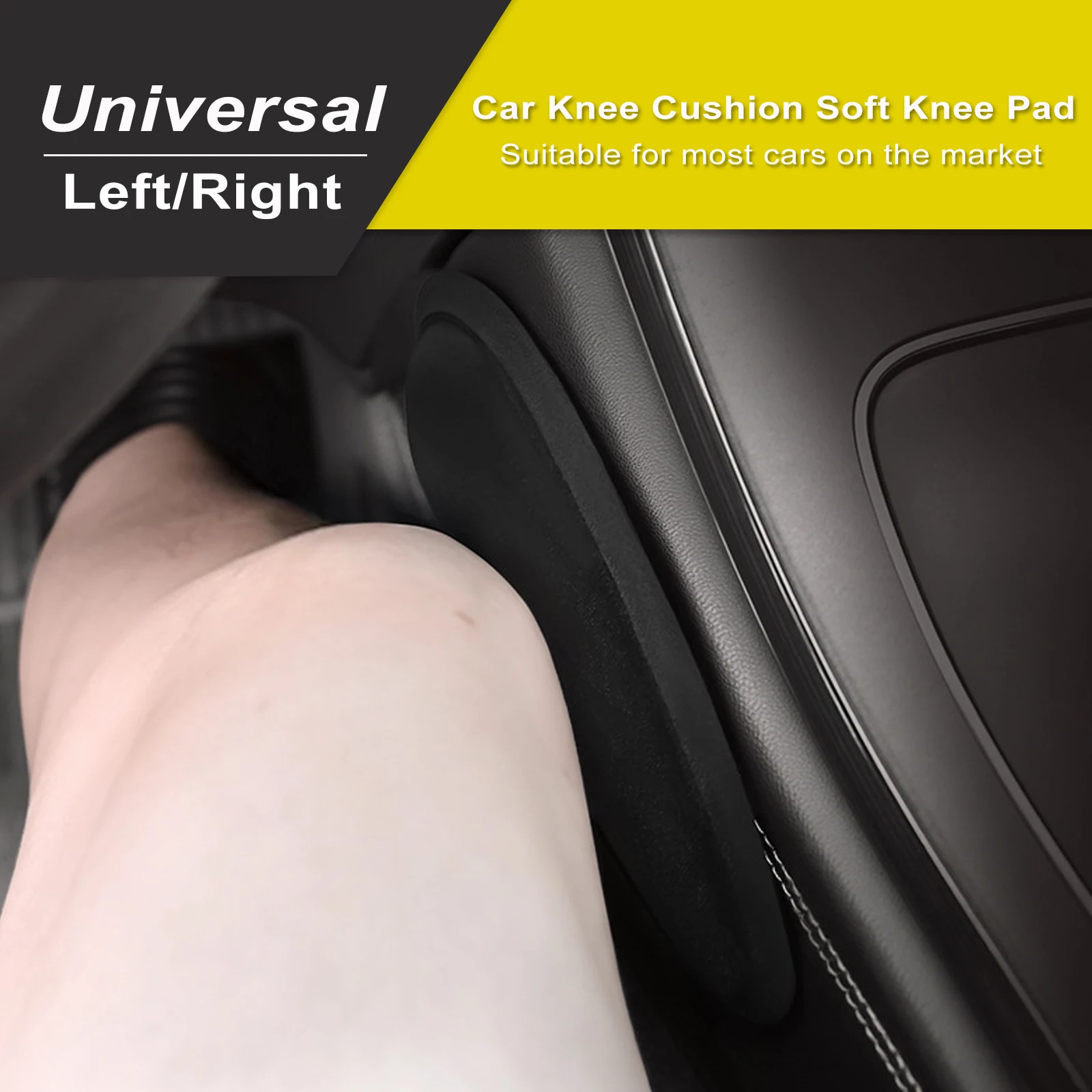 Car Knee Cushion Soft Knee Pad For Car Interior Pillow Comfortable Plush Universal Elbow Thigh Support Car Accessories