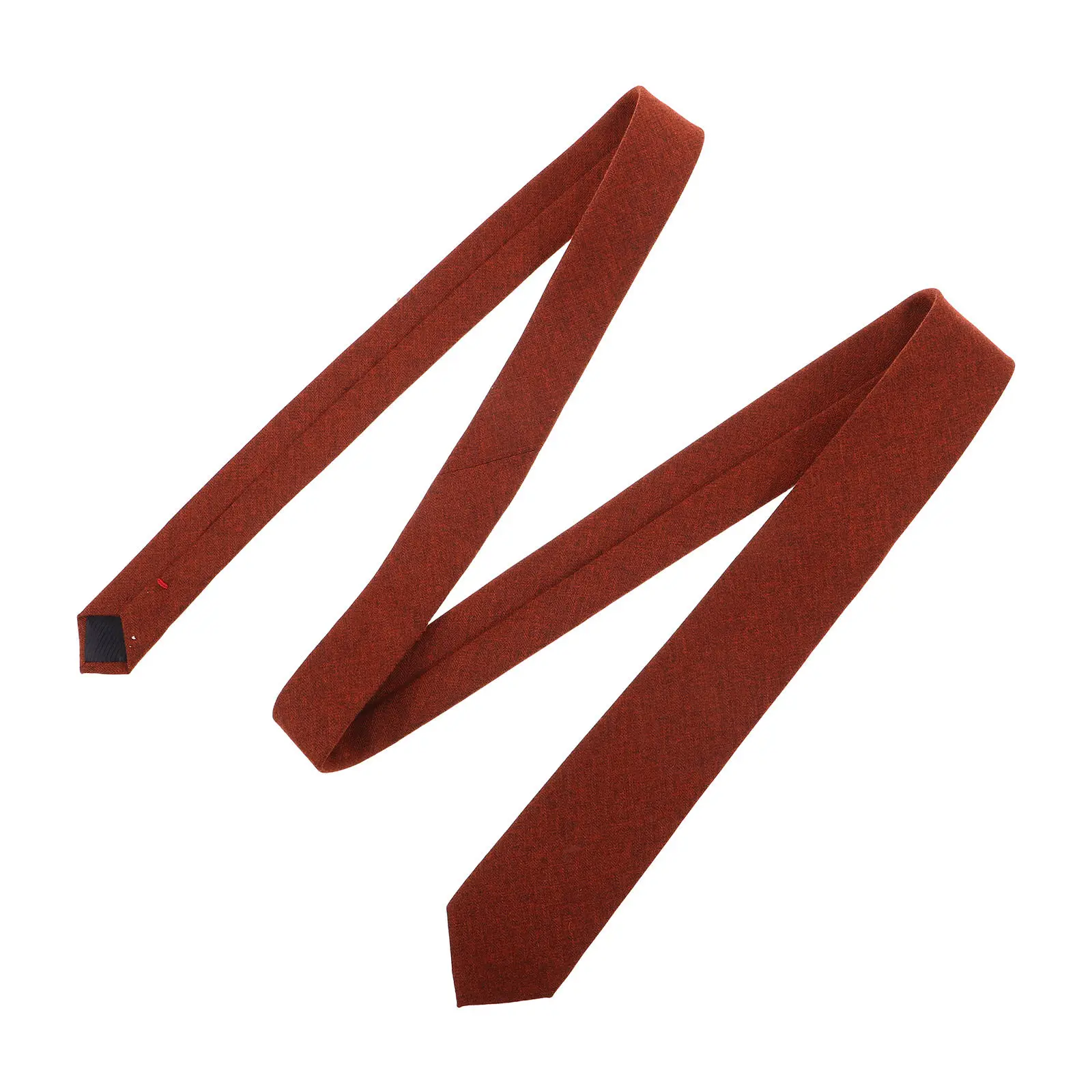 Pure Color Orange Necktie Men Vintage Style Formal Business Office Wedding Party Suit Accessories Long Tie for Men Fashion