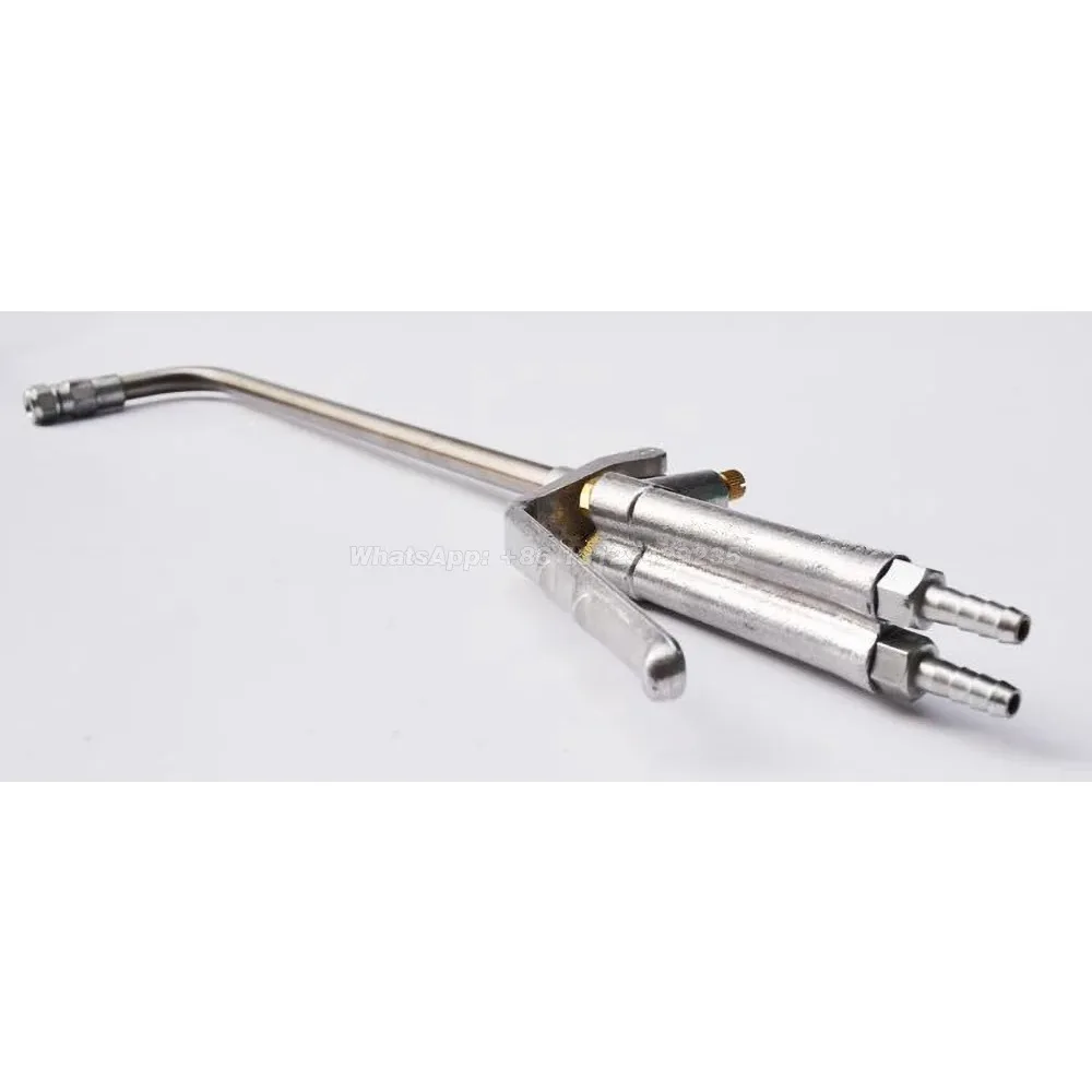 Double-pipe Spray Gun For Die-Casting Machine Mould Release Agent Lubricating Fluid Sprayer Pistol Two-position Self-suction