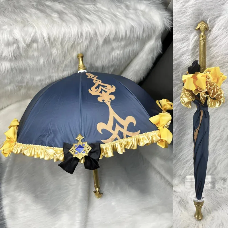 

Navia Umbrella Cosplay Props Costume Anime figures Accessory Staff Model Gear Genshin Impact Halloween Glasses