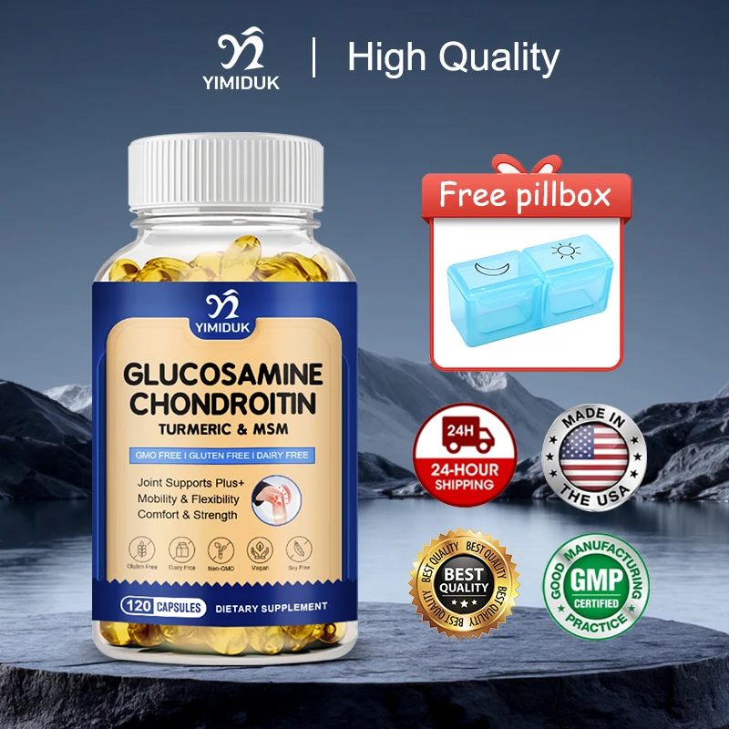 

Pure Glucosamine Chondroitin Capsules, Support aximum Joint Mobility, Reduces Inflammation & Stiffness, Improves Flexibility