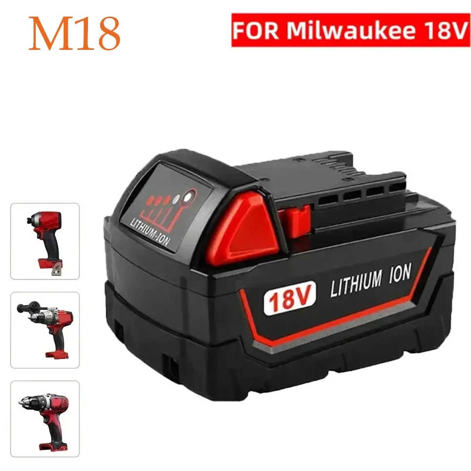 

6000mAH/9000mAH For Milwaukee M18 18V Replacement For Milwaukee M18B5 XC Li-ion battery 48-11-1815 48-11-1850 2604-22 2604-20