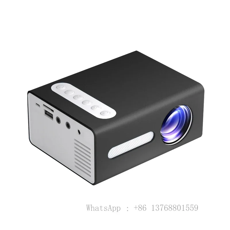 Best Price Mini Short Throw Projector T300 Built-In Speakers Brightness Increase Than YG300