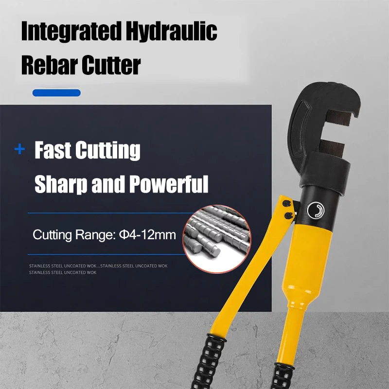 Integral Hydraulic Rebar Cutter SC-12/HY-12 Steel Bar Shears Manual Pliers Hydraulic Steel Cutting Tool Machine
