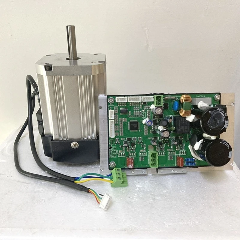 Small lathe brushless motor + circuit board 900W controller brushless 1100W motor high power