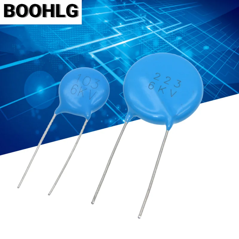 Керамический чип-конденсатор высокого напряжения 6 кВ 100PF 220PF 330PF 470PF 680PF 1000PF 2200PF 3300PF 4700PF 10000PF 101 102 103 471 5P 223