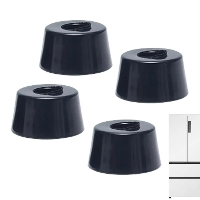 4Pcs Round Rubber Feet Non-Slip Speaker Soft Rubber Silicone Feet Pads Not Included Screws Floor Protectors For Tables Stand