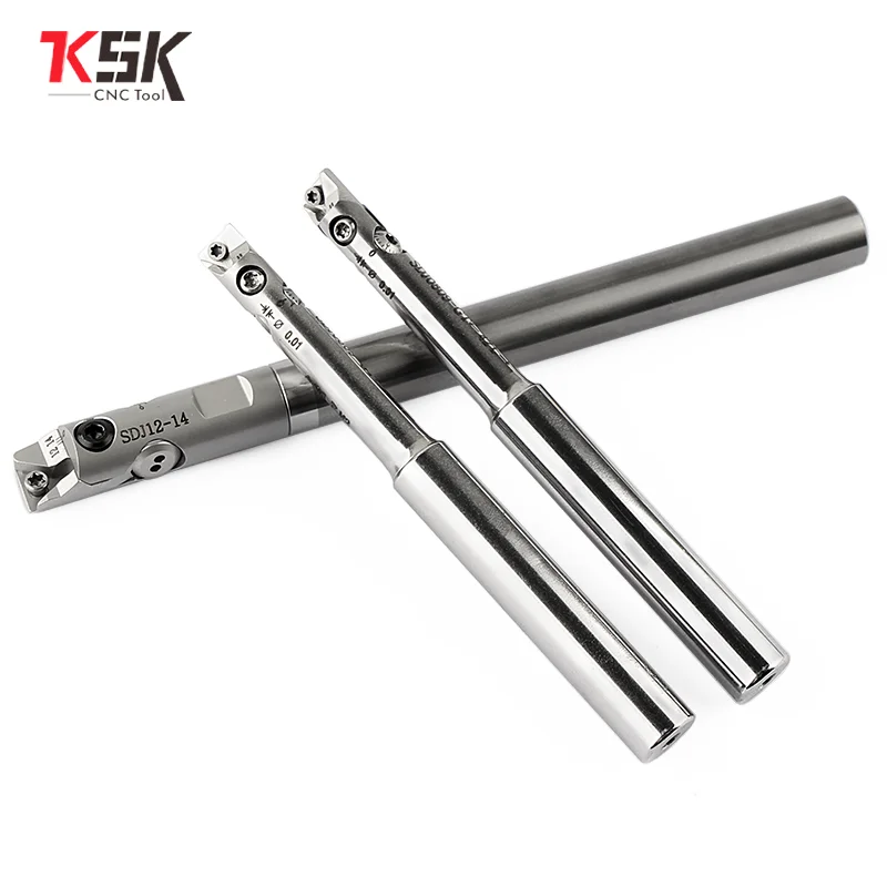 SDJ8 10 ขนาดเล็กรูรับแสงปรับ Fine Boring หัวแผ่นดินไหวทนเหล็กทังสเตน SDJ fine ชุด CNC เครื่องมือบาร์หัว