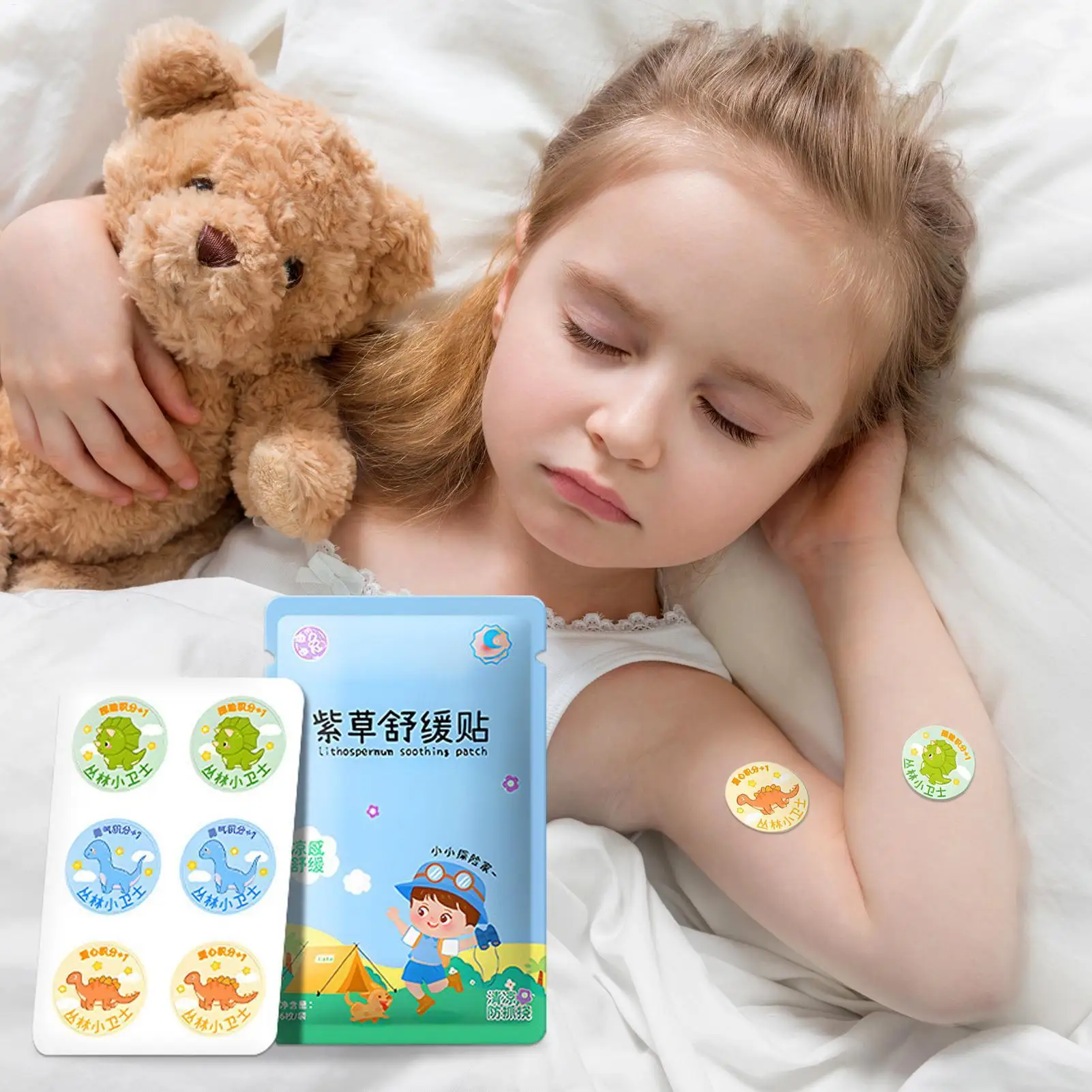

Itch Relief Stickers 36 Piece Bite Patches For Itch Relief Soothing Fast-Acting Pad Long-Lasting Cartoon Design For Toddler Care