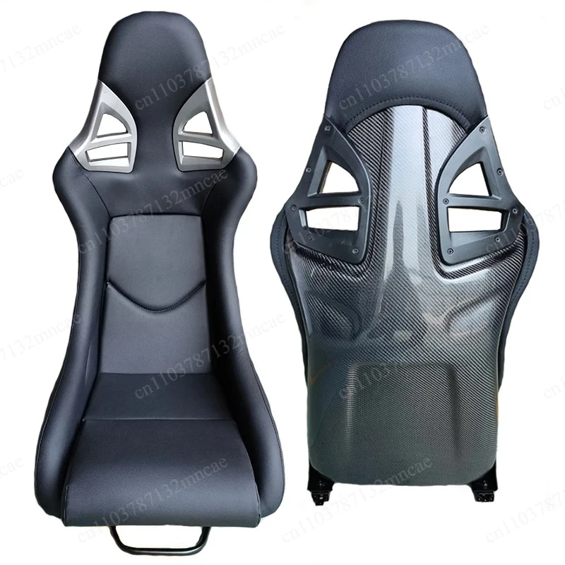 Leather Carbon Fiber Racing Bucket Seats