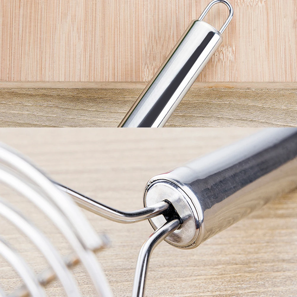 

2pcs Stainless Steel Potato Ricer Manual Food Press Tool Mashing Thick Vegetable Fruit Puree Tool For Camping Picnic