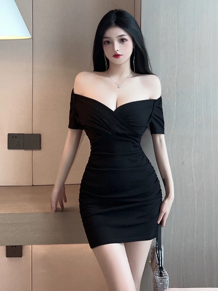 

Сексуальная элегантность ort Sve Dr Низкая юбка с запахом груди Горячая девушка Pure Desire Талия Inward ort Юбка Вечернее платье