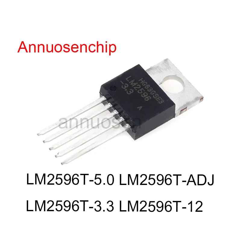 50PCS New and Original IC 3A 5V ADJ 3.3V 12V LM2596 LM2596T TO-220 LM2596T-5.0 LM2596T-ADJ LM2596T-3.3 LM2596T-12