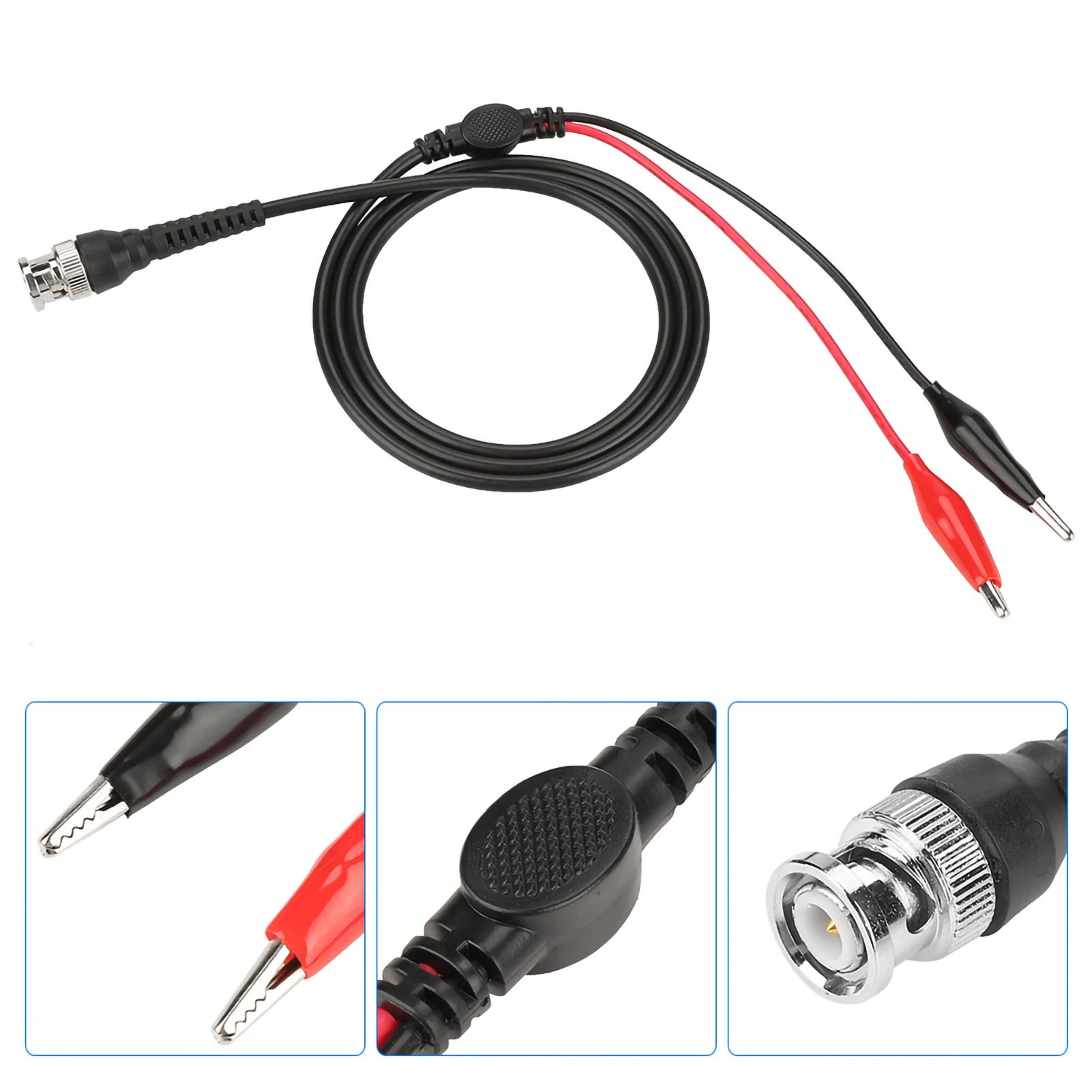 オシロスコープ ケーブル P1011 BNC Q9 - デュアル クリップ オシロスコープ テスト プローブ ケーブル BNC ケーブル