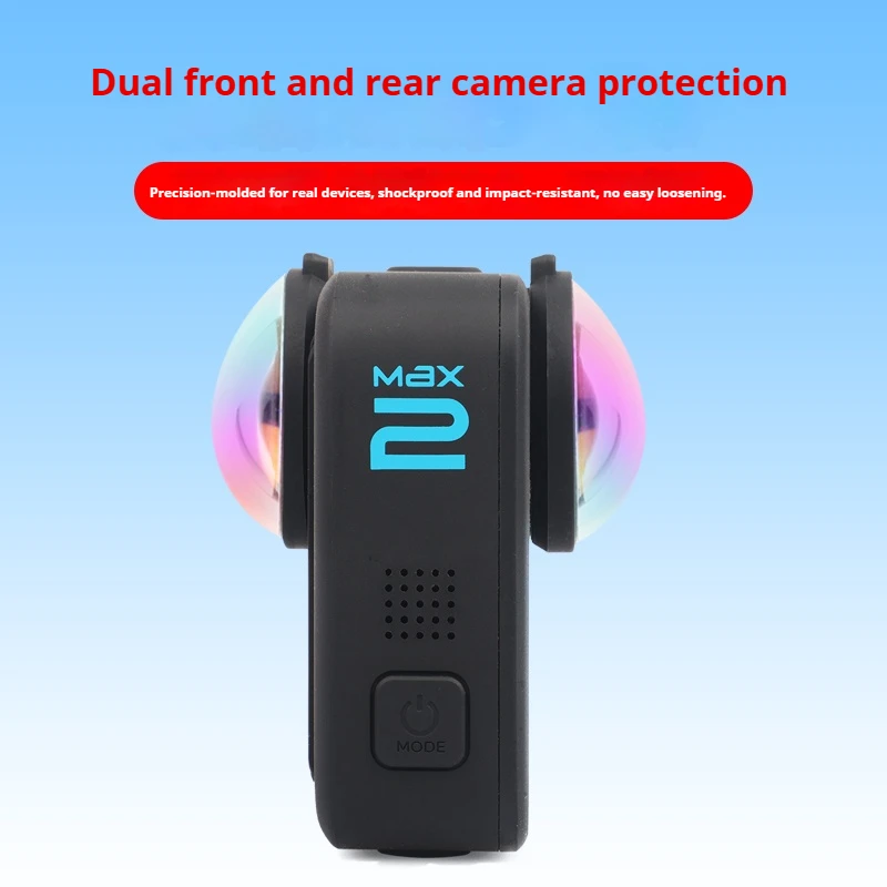 Ochraniacz obiektywu do GoPro Max 2, optyczny obiektyw, wysoka rozdzielczość, wysoka przepuszczalność światła, odporny na zarysowania i upadki — zdjęcie produktu 2