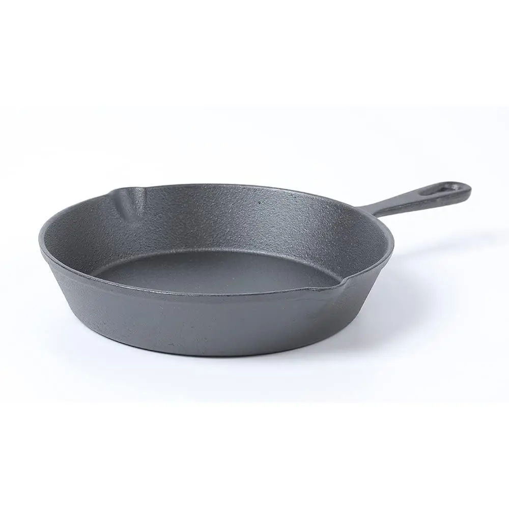 

Чугунная сковорода 8 дюймов для жарки, приготовления пищи и выпечки на индукционных, электрических, газовых плитах и в духовке