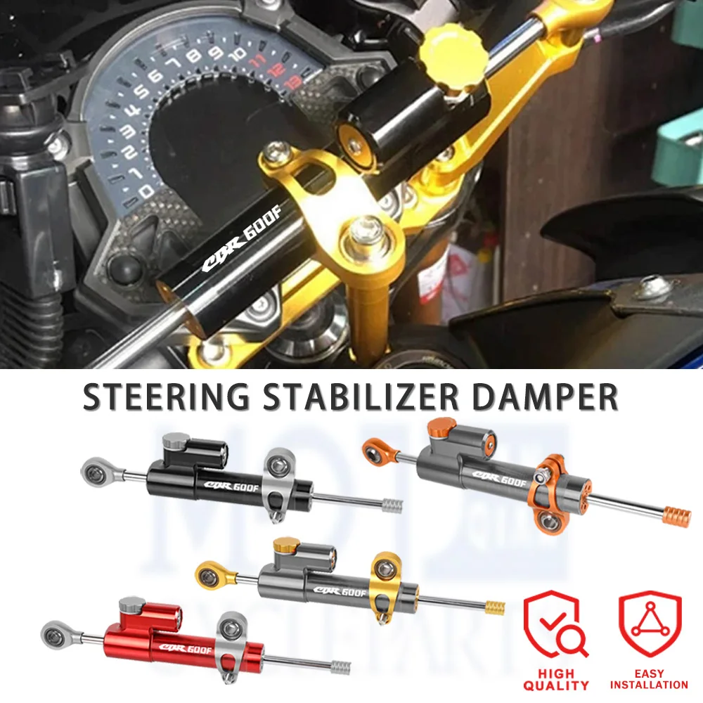 

For Honda CBR600 F CBR600F CBR 600 F CBR 600F 1991-2020 2021 2022 2023 2024 Motorcycle Adjustable Steering Stabilizer Damper