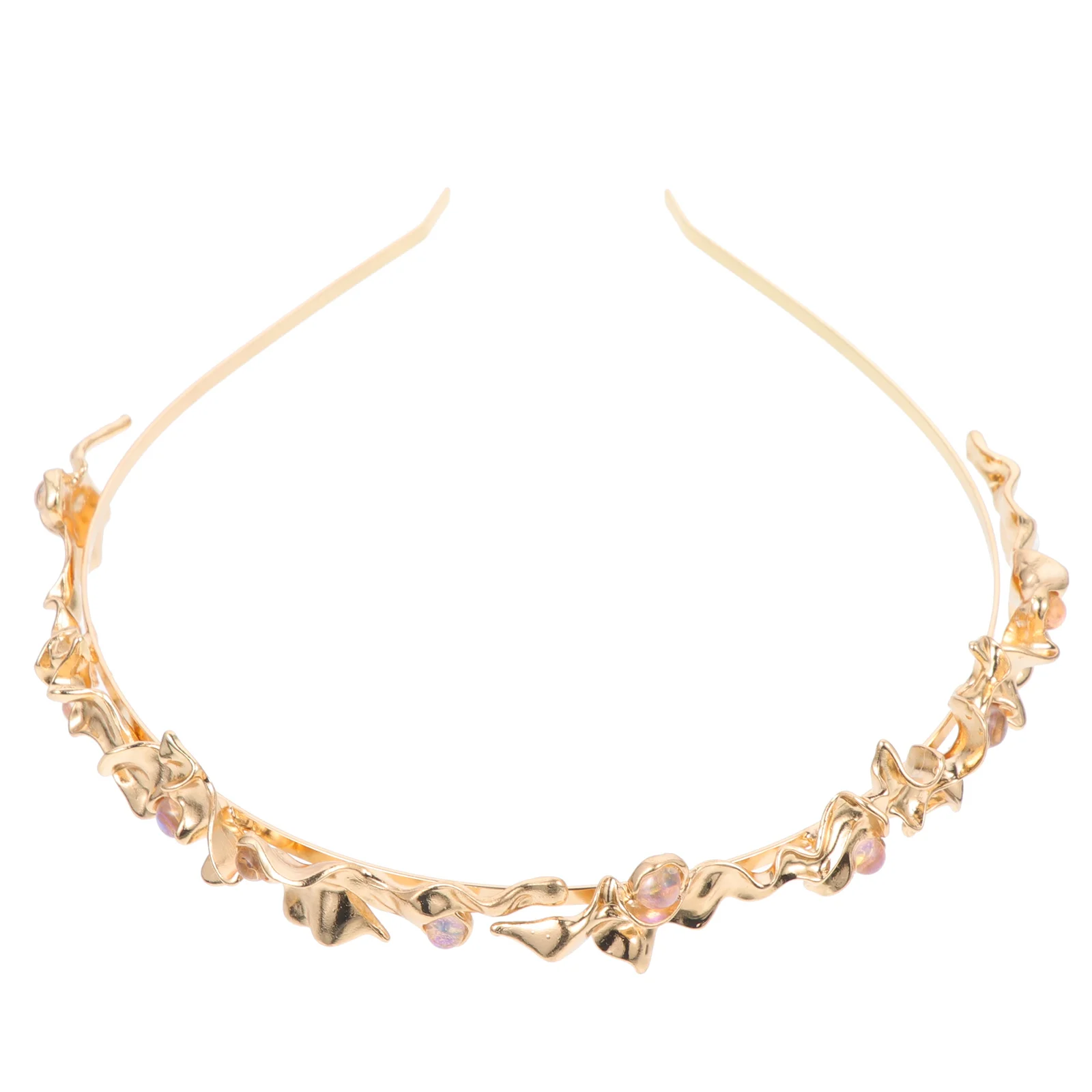 

Metal Headband Party Hair Accessory Sparkling Rhinestone Bride Wedding Hair Ornament Shiny Alloy Headdress for Girls