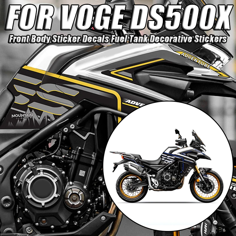

Motorcycle Modification Body Print Front Body Sticker Decals Fuel Tank Decorative Stickers FOR VOGE DS500X DS 500X DS 500 X 2026