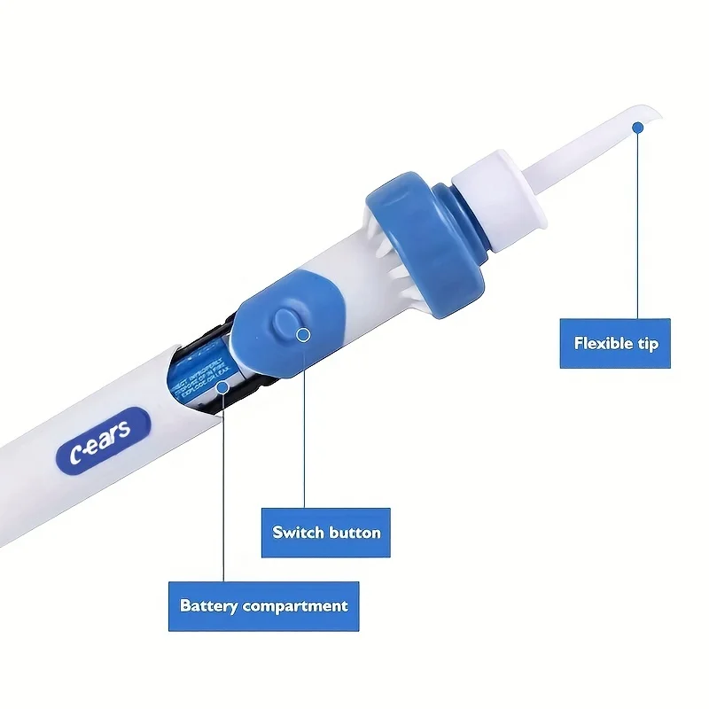 2025 New 1pcs Portable Automatic Earwax Removal Kit Electric Earwax Vacuum Suction Electric Kit Remover Ear Cleaning Earspoon image 5