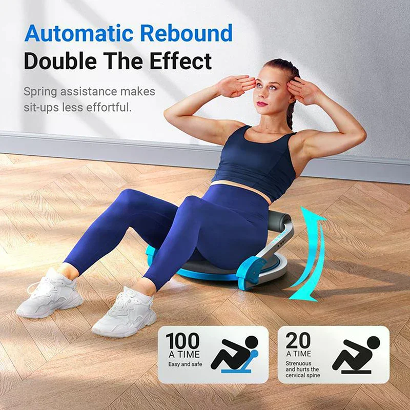 

Ab Machine For Stomach Workout With 3 Adjustable Resistance&Automatic Rebound,Sit Up Machine With 330 LBS Weight Capacity