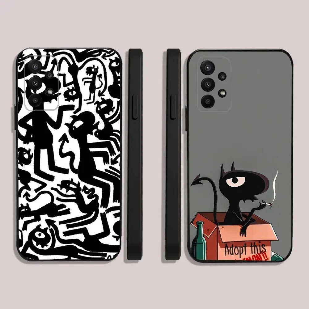 

D-DisenchantmentS Luci Phone Case For Samsung S25,23,22,30,24,10,9,Ultra,Plus,Lite,FE,5G Black Soft Case