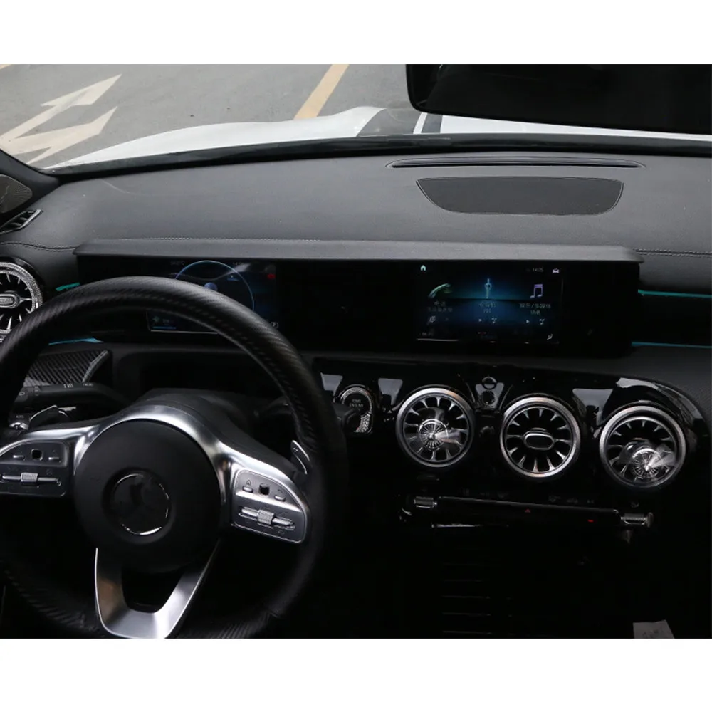Car Dashboard Meter GPS Screen Sun Visor Sunshade Cover Trim Sticker for Mercedes Benz GLB GLA CLA B200 A180 A200L 2020 2021