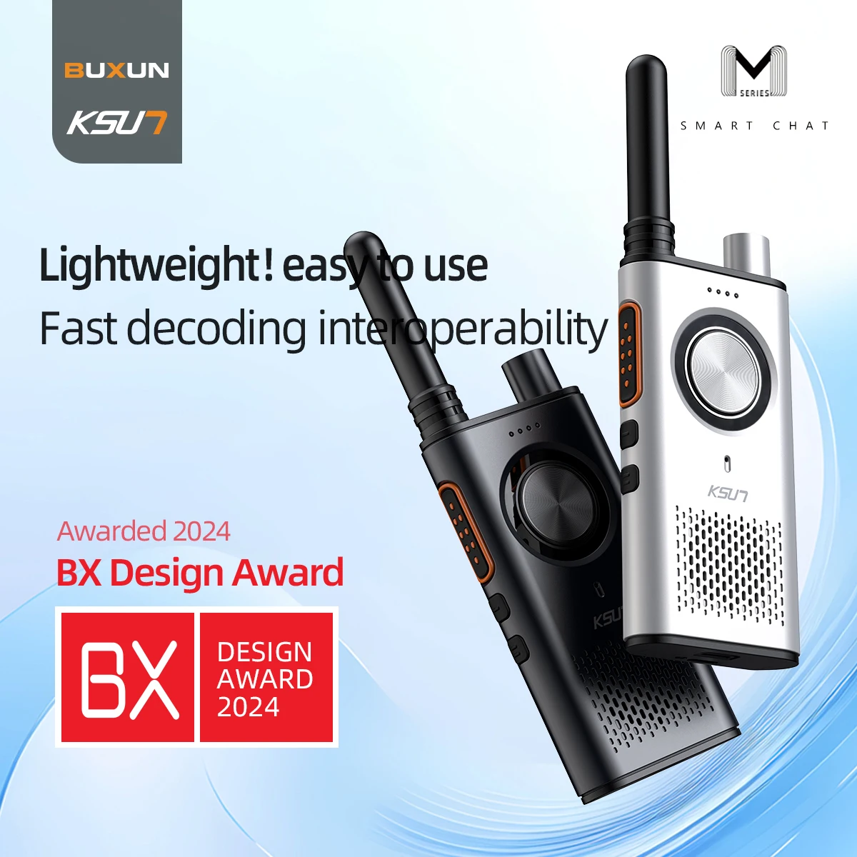 

Перезаряжаемая рация с декодером частот, беспроводное копирование частот, переключение частоты, высокая/низкая мощность, CTCSS DCS KSUT M8