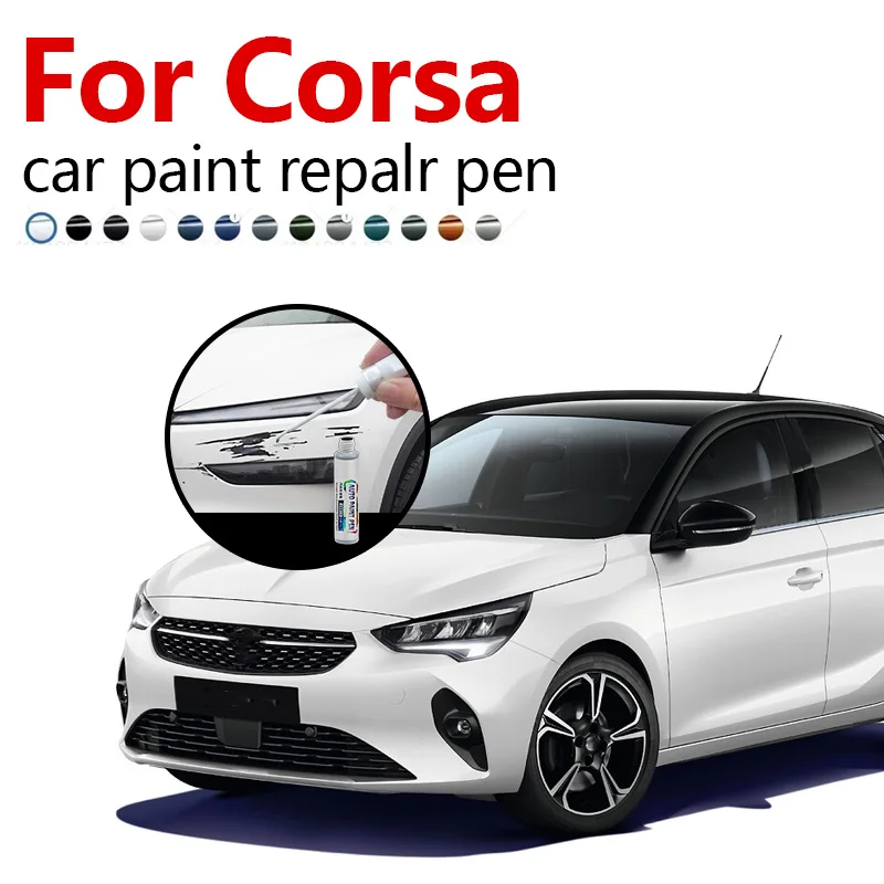 

Для 1982-2025 Vauxhall Corsa ручка для ремонта краски Touch Up средство для удаления царапин DIY автоаксессуары черный, белый, зеленый, серебристый, оранжевый, красный