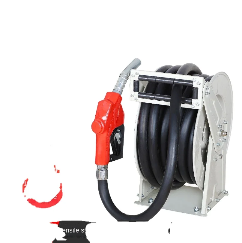 

Electric Vehicle-Mounted Automatic Telescopic Hose Reel 1 Inch Refueling Pipe For Tanker Truck Gear Pump Structure