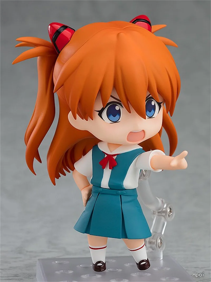 Original NENDOROID #1202 Soryu Asuka Langrey Action Figure EVA Anime Figure Toys For Kids Gift Collectible Model Ornaments