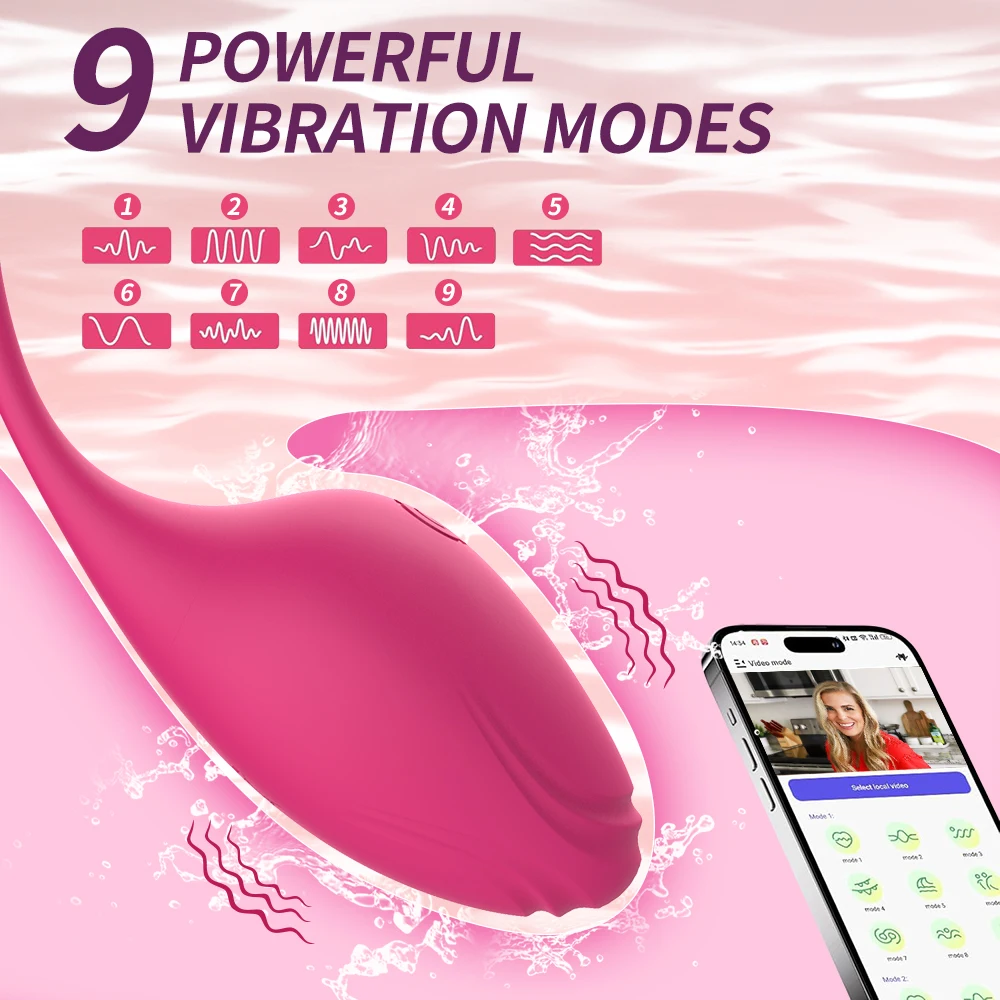 Bezprzewodowy wibrator Bluetooth G Spot dla kobiet Dildo APP Zdalne sterowanie Noś wibrujące jajko Łechtaczka Kobiece majtki Seks zabawki dla dorosłych