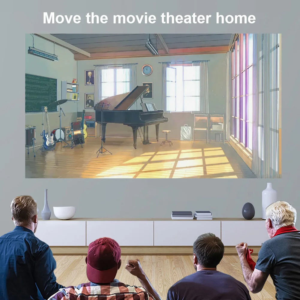 60-110 inch anti light screen simple version, suitable for office, outdoor and indoor use, projection screen