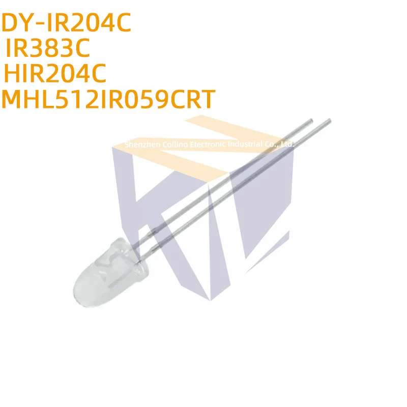 10-50pcs DY-IR204C MHL512IR059CRT HIR204C IR383C DIP-2 Infrared Emission Tube