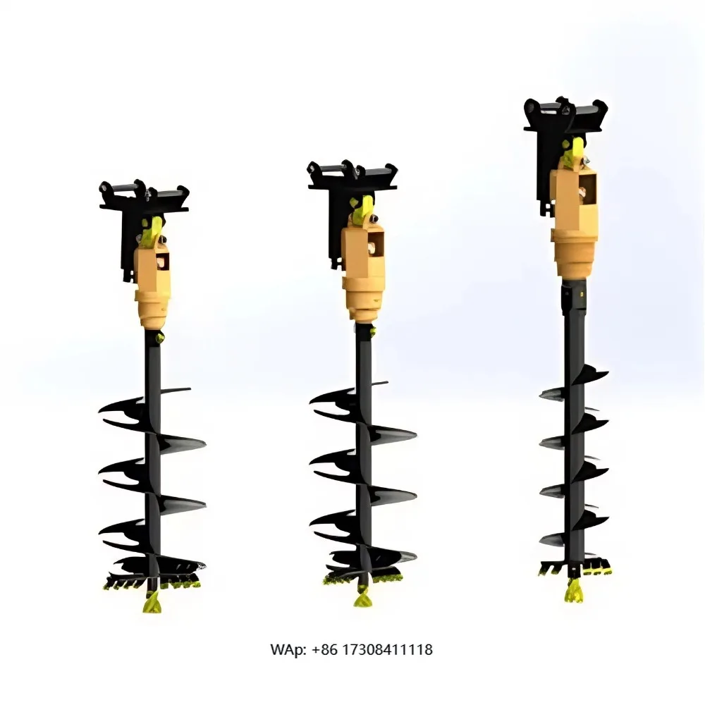 Earth Auger Drill Machine with 10m Depth Drilling Capacity Powerful and Reliable