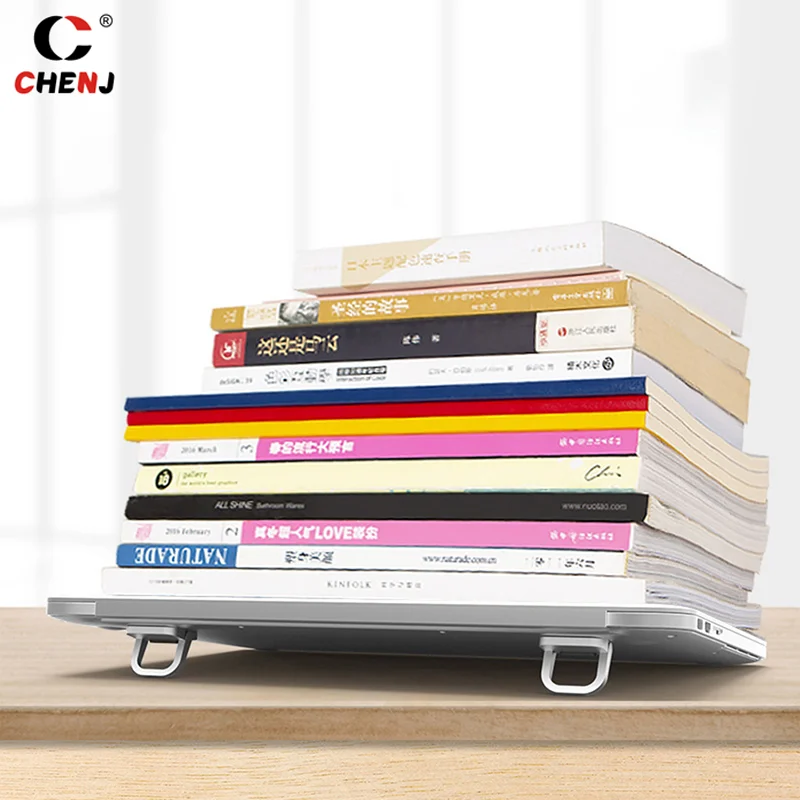 2 teile/satz Laptop Ständer Für Computer Tastatur Stehen Riser Zink-legierung Mini Tragbare Laptop Steht Für Notebook Halter