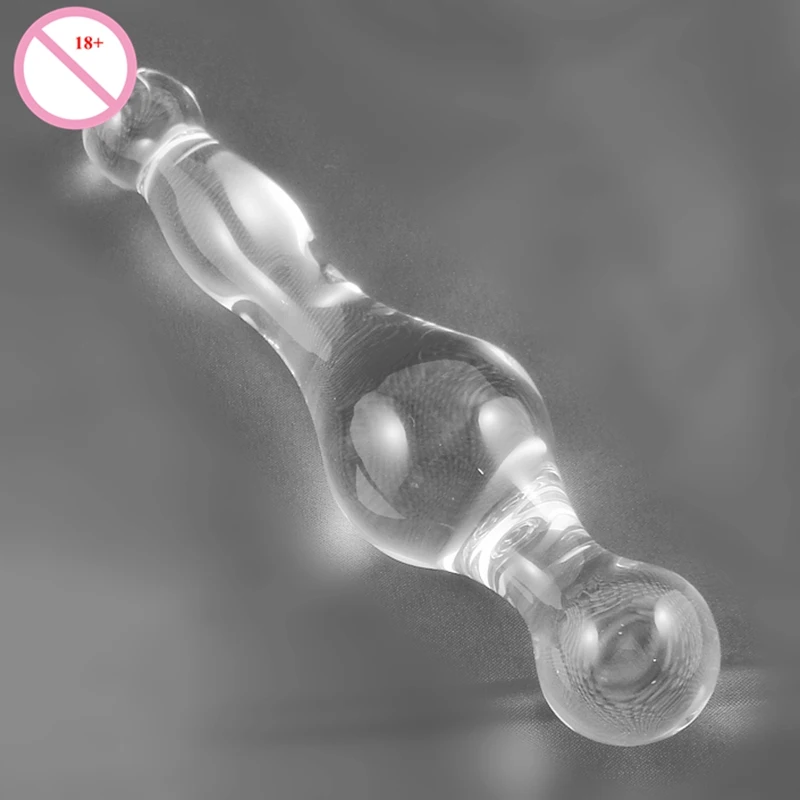 Factory Wholesale In Stock Transparent Glass Sex Dildo/Glass Sex Penis/Glass Adult Sex Toy for Woman Sex Relax