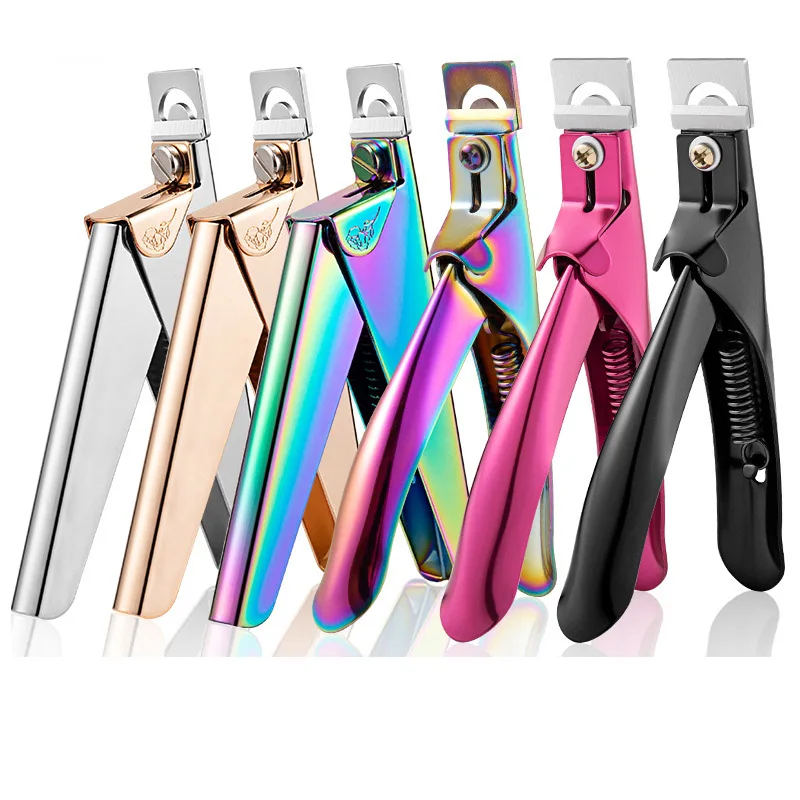 

Sdotter Professional Fake Nail Cutter Nail Clippers Straight Edge Acrylic Nail Clipper Tips Manicure Cutter Guillotine Cut False